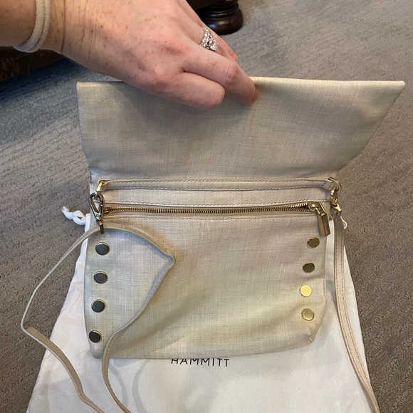 Hammitt Beige Crossbody Bag with Gold Accents - Picture 4 of 7